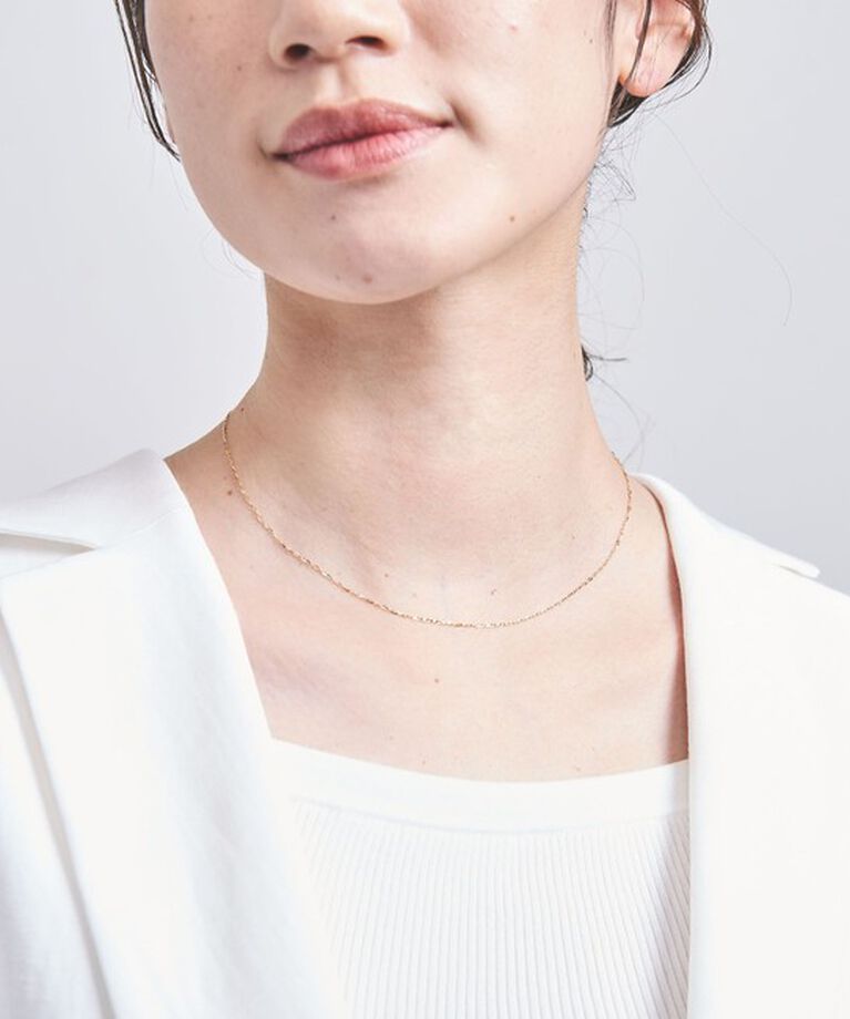UNITED ARROWS「＜les bonbon＞10K SIMPLITY ネックレス」|ネックレス|GOLD