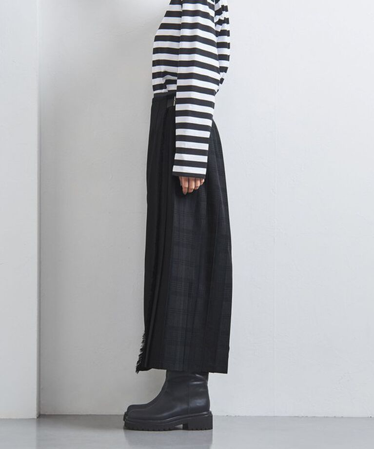 UNITED ARROWS「＜TICCA＞シャドウチェック プリーツスカート」|スカート|