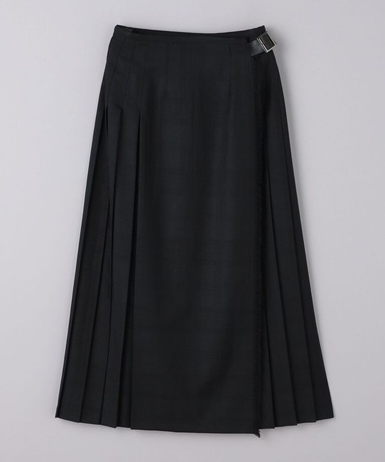 UNITED ARROWS「＜TICCA＞シャドウチェック プリーツスカート」|スカート|