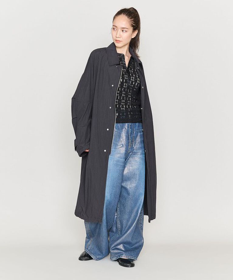 ASTRAET「＜ASTRAET＞ナイロン ジップ ステンカラーコート UNISEX」|ステンカラーコート|