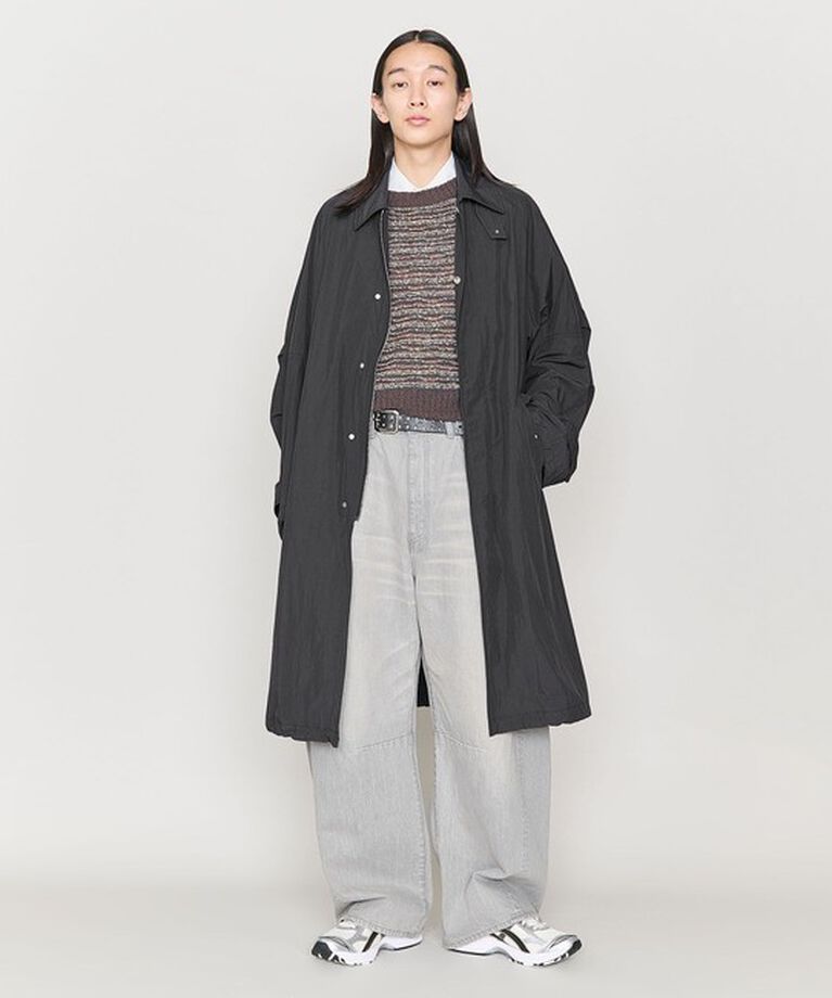 ASTRAET「＜ASTRAET＞ナイロン ジップ ステンカラーコート UNISEX」|ステンカラーコート|