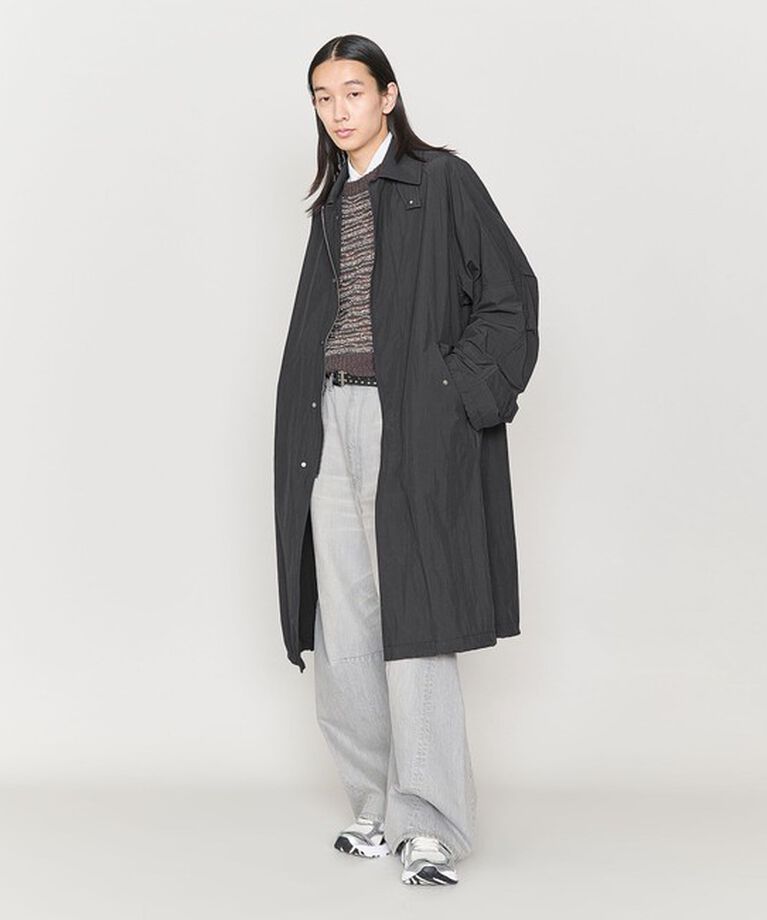 ASTRAET「＜ASTRAET＞ナイロン ジップ ステンカラーコート UNISEX」|ステンカラーコート|