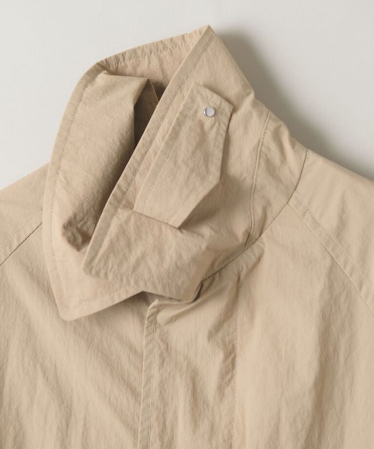 ASTRAET「＜ASTRAET＞ナイロン ジップ ステンカラーコート UNISEX」|ステンカラーコート|