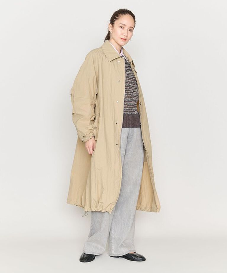 ASTRAET「＜ASTRAET＞ナイロン ジップ ステンカラーコート UNISEX」|ステンカラーコート|