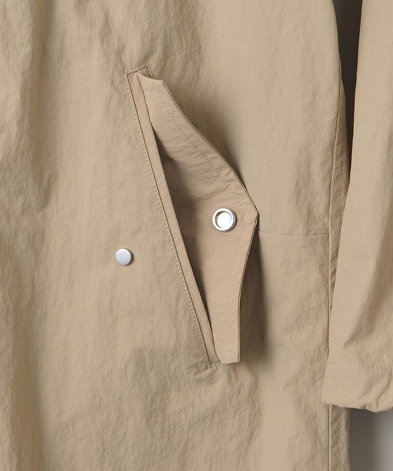 ASTRAET「＜ASTRAET＞ナイロン ジップ ステンカラーコート UNISEX」|ステンカラーコート|
