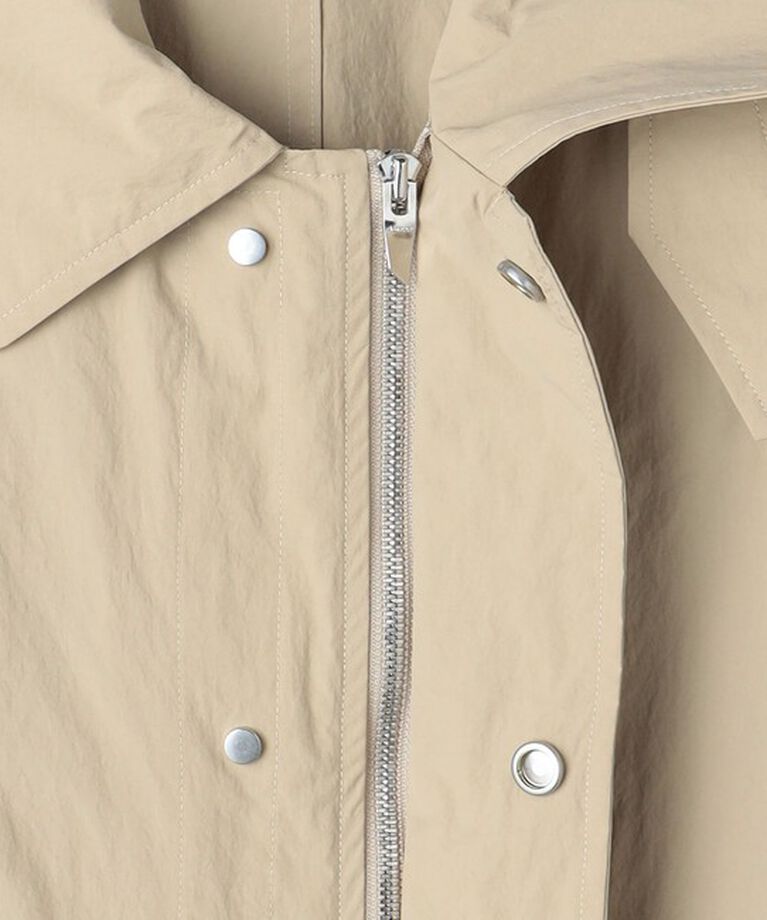 ASTRAET「＜ASTRAET＞ナイロン ジップ ステンカラーコート UNISEX」|ステンカラーコート|