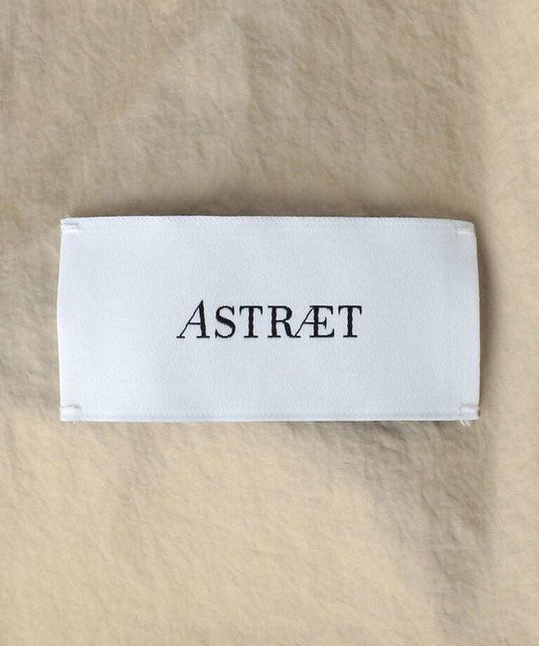 ASTRAET「＜ASTRAET＞ナイロン ジップ ステンカラーコート UNISEX」|ステンカラーコート|