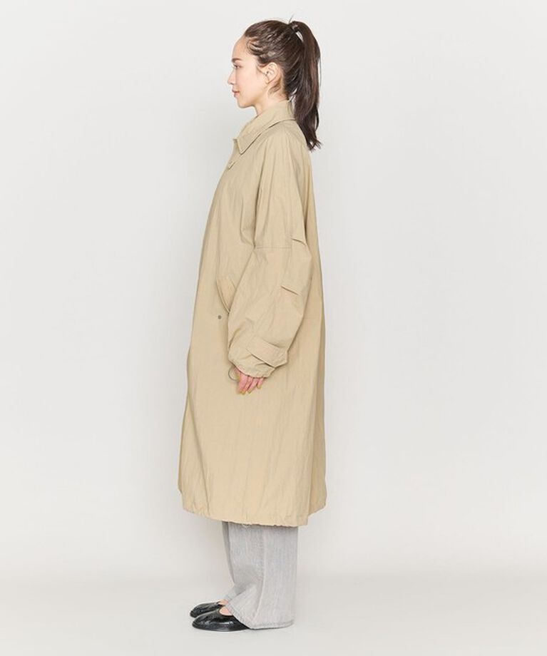 ASTRAET「＜ASTRAET＞ナイロン ジップ ステンカラーコート UNISEX」|ステンカラーコート|