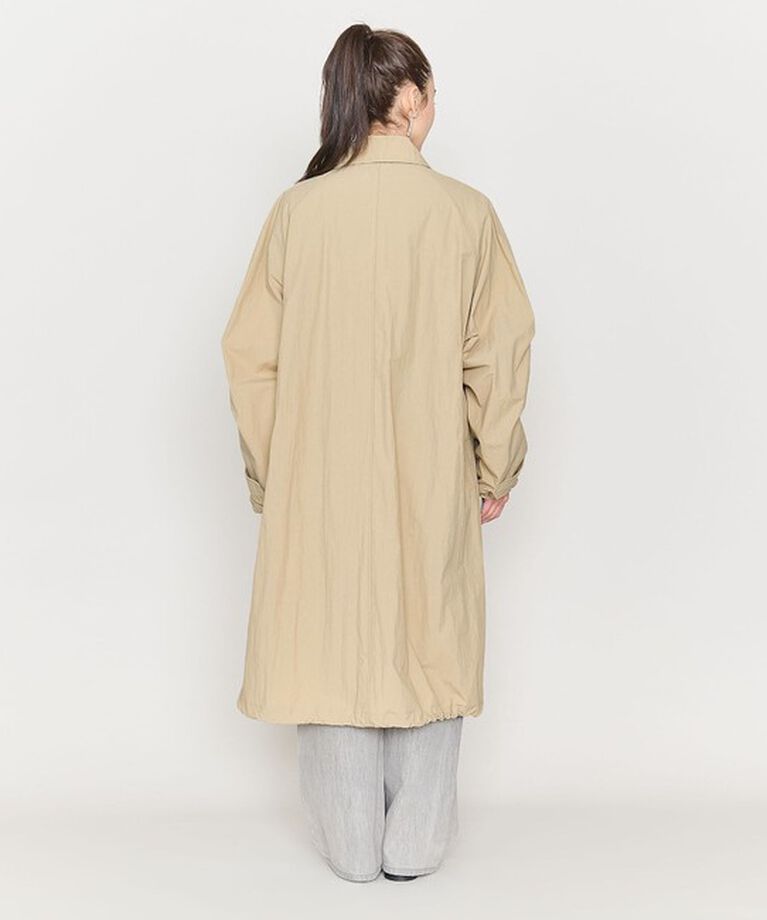 ASTRAET「＜ASTRAET＞ナイロン ジップ ステンカラーコート UNISEX」|ステンカラーコート|