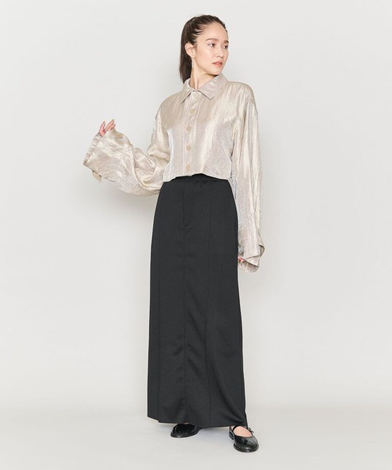 ASTRAET「＜ASTRAET＞スムース タイトロングスカート」|タイト|