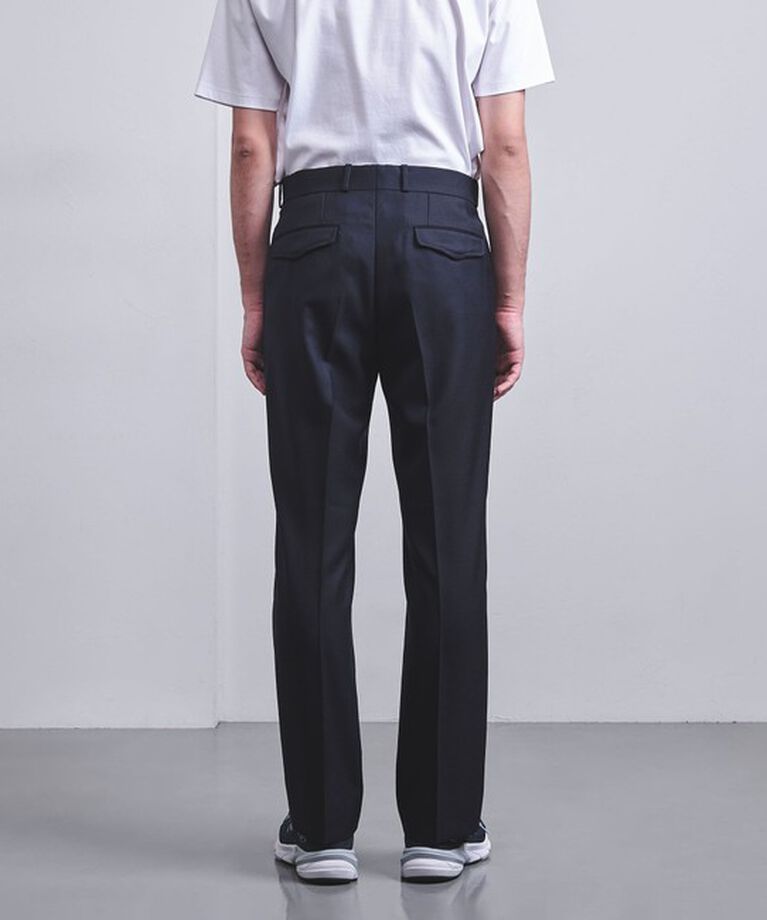 UNITED ARROWS「サージ モダンストレート パンツ」|スラックス|