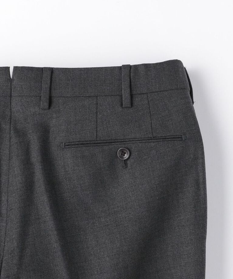 UNITED ARROWS「サージ ノープリーツ スラックス」|スラックス|