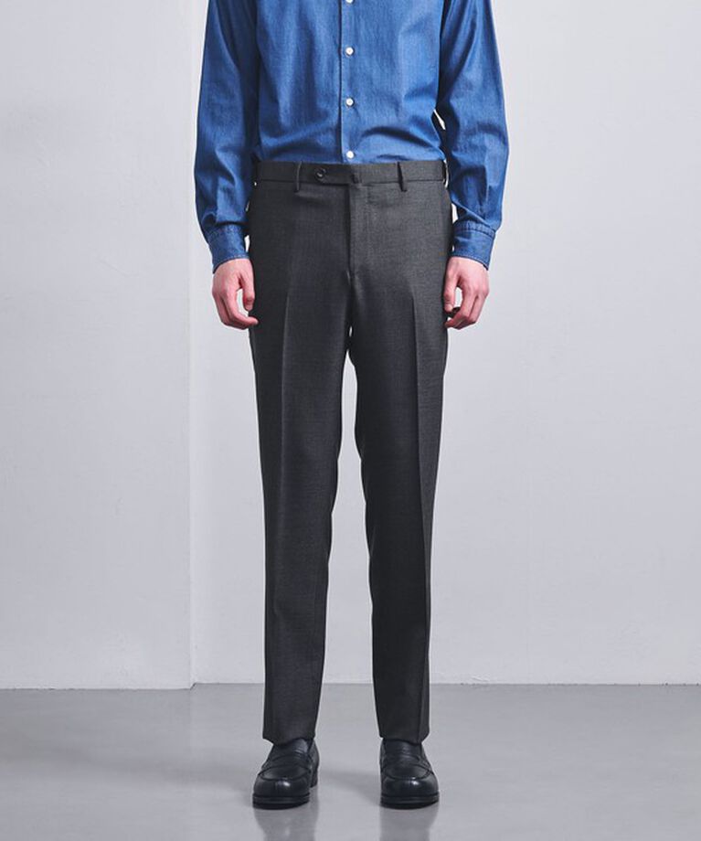 UNITED ARROWS「サージ ノープリーツ スラックス」|スラックス|