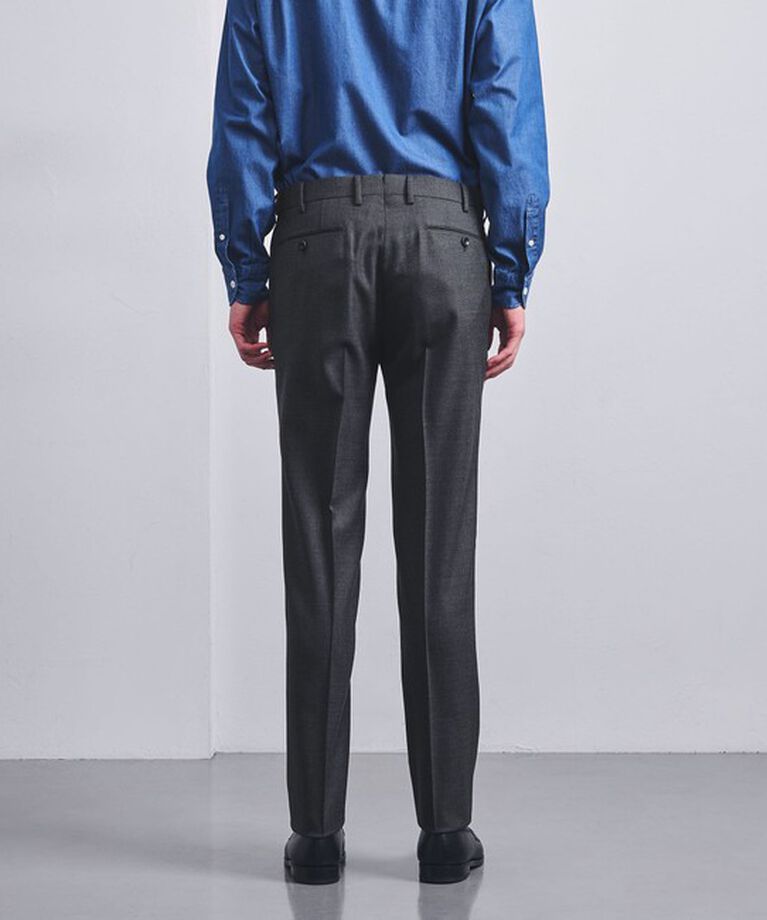 UNITED ARROWS「サージ ノープリーツ スラックス」|スラックス|
