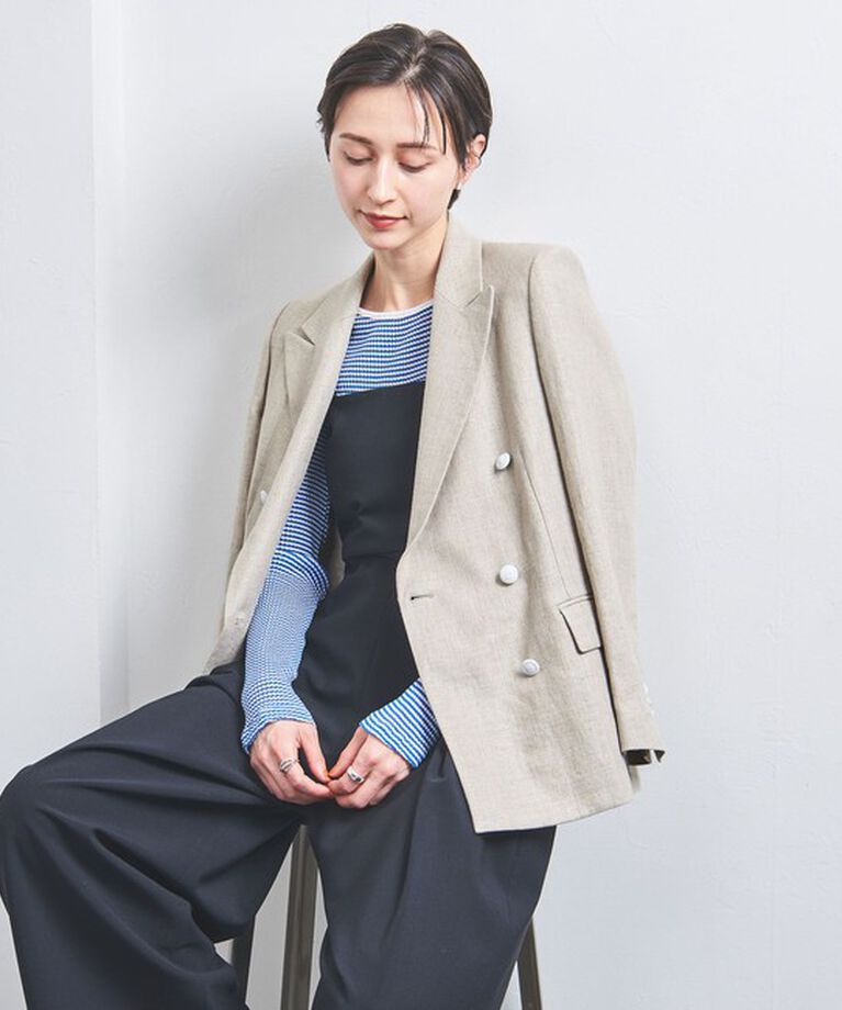 UNITED ARROWS「リネン ブレザー ジャケット」|テーラードジャケット|