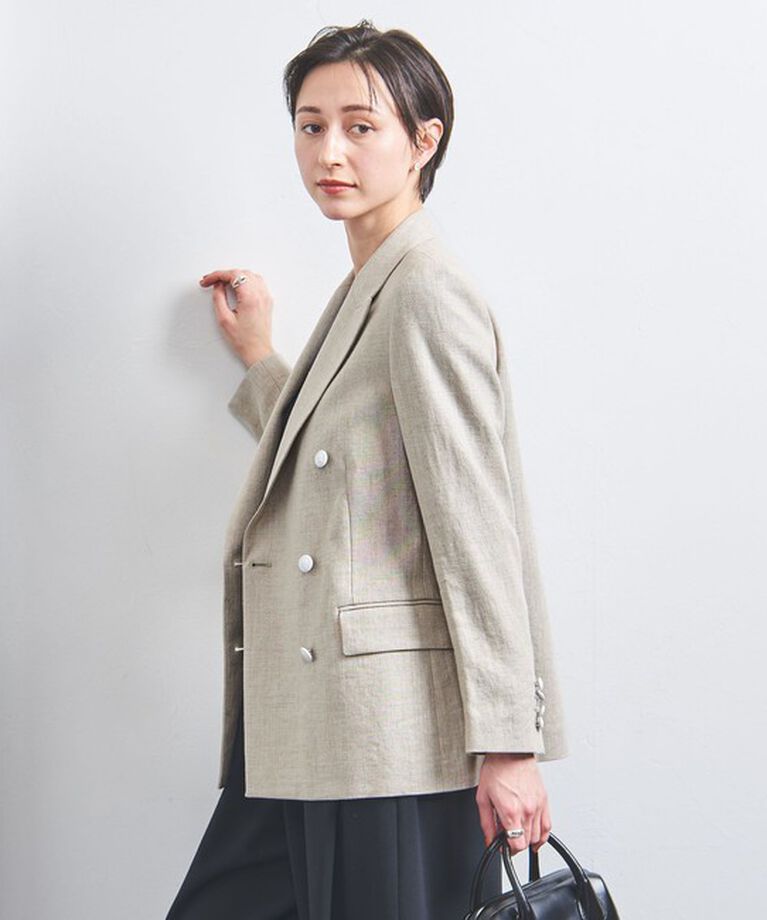 UNITED ARROWS「リネン ブレザー ジャケット」|テーラードジャケット|