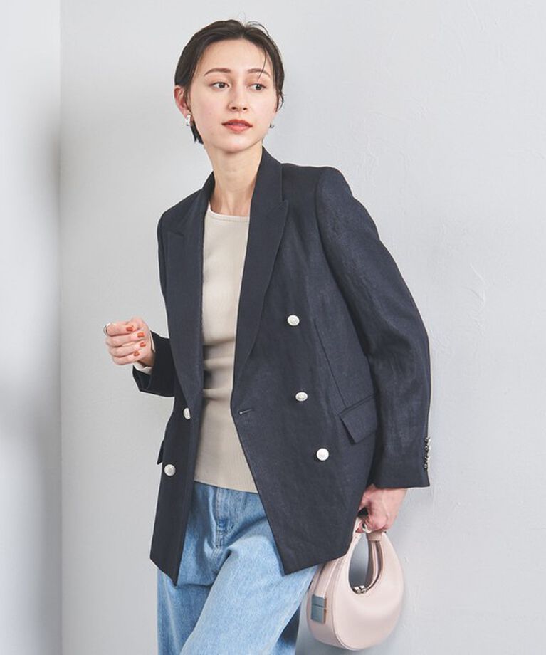 UNITED ARROWS「リネン ブレザー ジャケット」|テーラードジャケット|