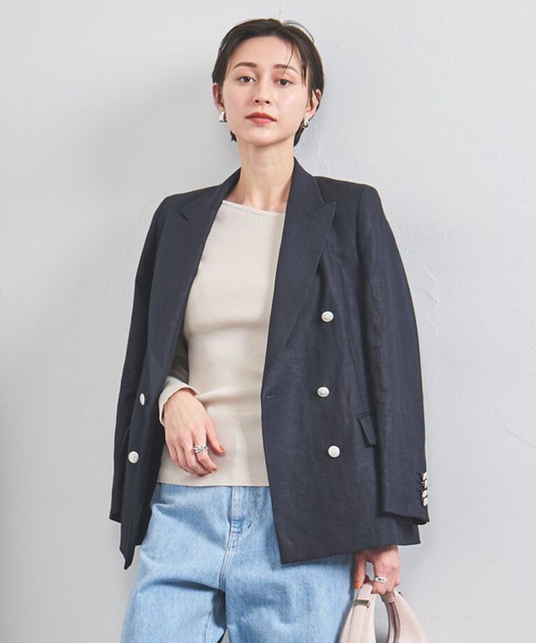 UNITED ARROWS「リネン ブレザー ジャケット」|テーラードジャケット|