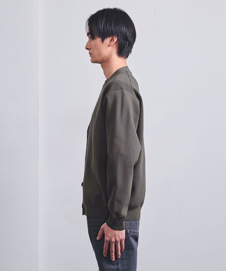 UNITED ARROWS「4シーズンズ ミラノリブ カーディガン ーウォッシャブルー」|カーディガン|