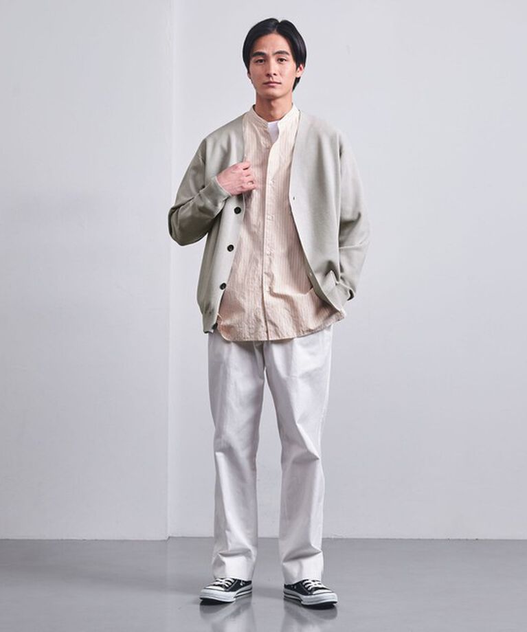 UNITED ARROWS「4シーズンズ ミラノリブ カーディガン ーウォッシャブルー」|カーディガン|