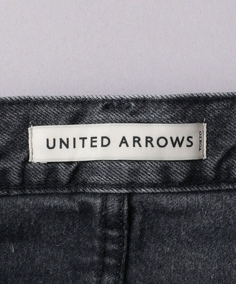 UNITED ARROWS「ロデオストレート ブラック デニムパンツ」|デニム|