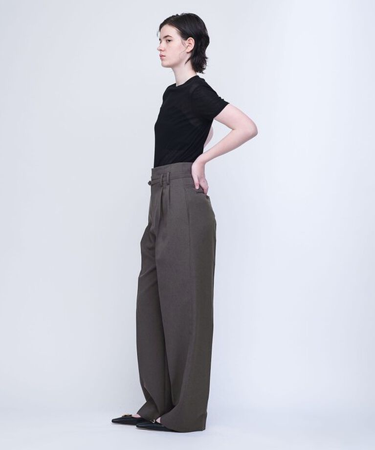 AEWEN MATOPH「＜AEWEN MATOPH＞ハイウエスト ベルトパンツ2」|その他|