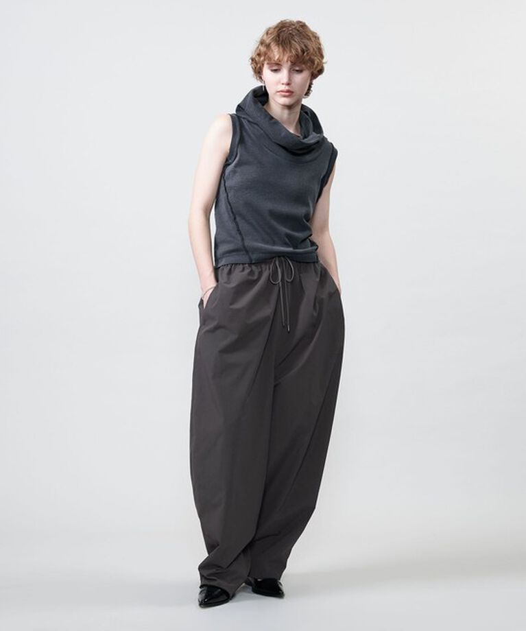 ASTRAET「＜ASTRAET＞ウエストゴム ワイド テーパードパンツ」|チノ|