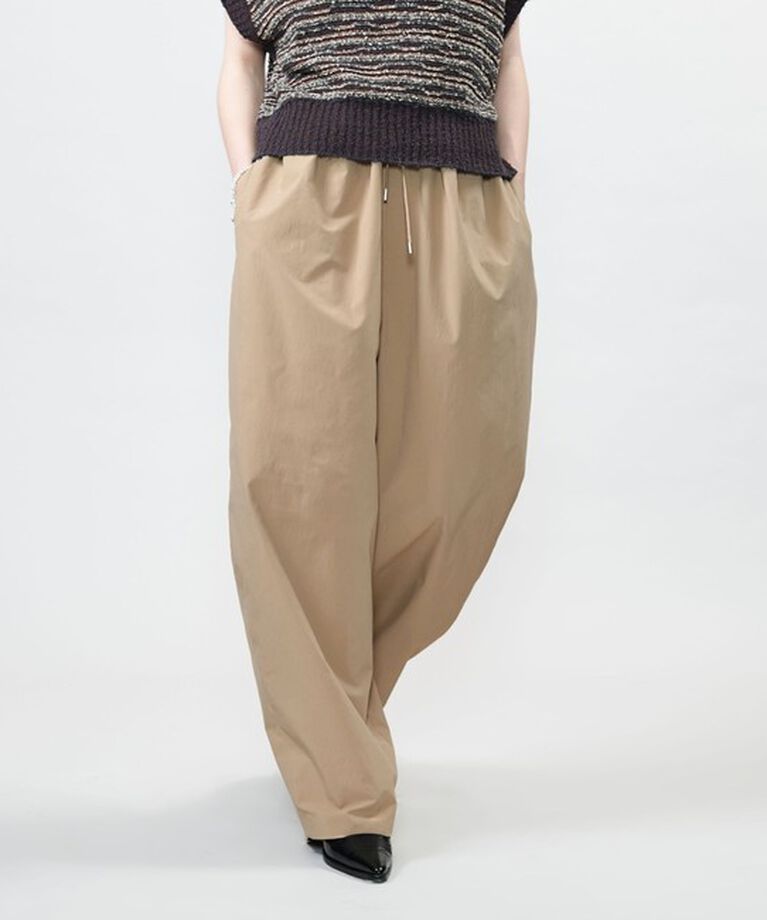 ASTRAET「＜ASTRAET＞ウエストゴム ワイド テーパードパンツ」|チノ|