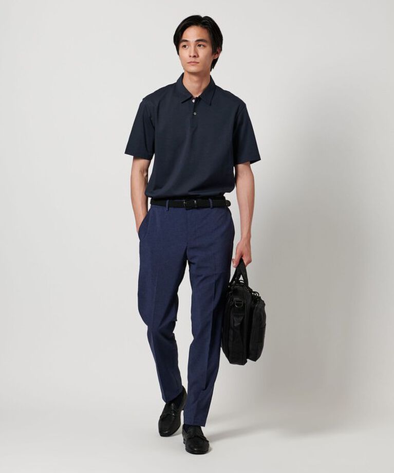 UNITED ARROWS「ポンチ ポロシャツ UA COZY -抗菌防臭・接触冷感-」|ポロシャツ|