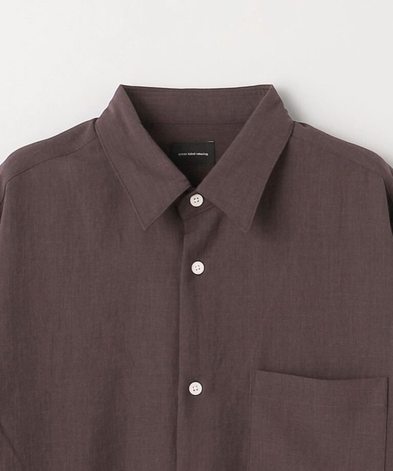 UNITED ARROWS green label relaxing「ポリエステル ワッシャー ポプリン ジャストルーズ シャツ」|シャツ・ブラウス|