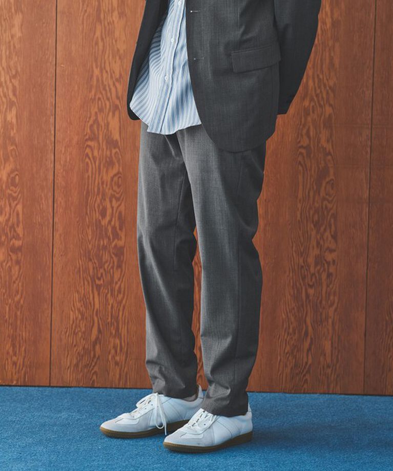 UNITED ARROWS green label relaxing「ウォッシャブルトロ ナロー 9分丈 ユーティリティパンツ S1 -ストレッチ・防シワ-」|その他|MD.GRAY