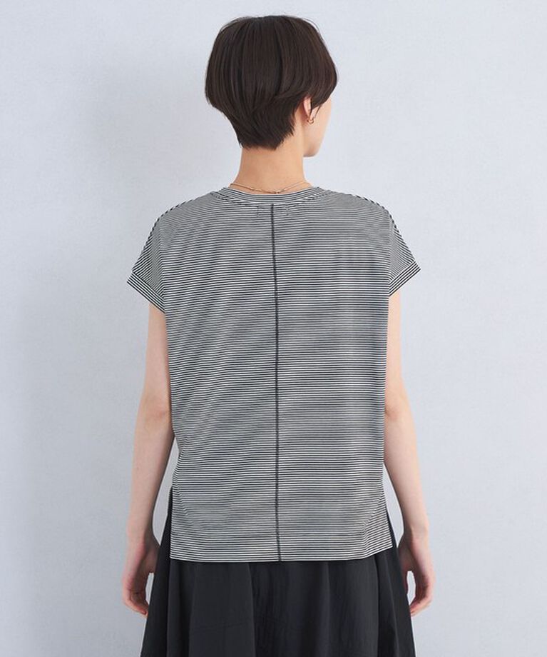 UNITED ARROWS green label relaxing「グロッシー フレンチスリーブ Tシャツ -抗菌防臭・制菌-」|Tシャツ・カットソー|