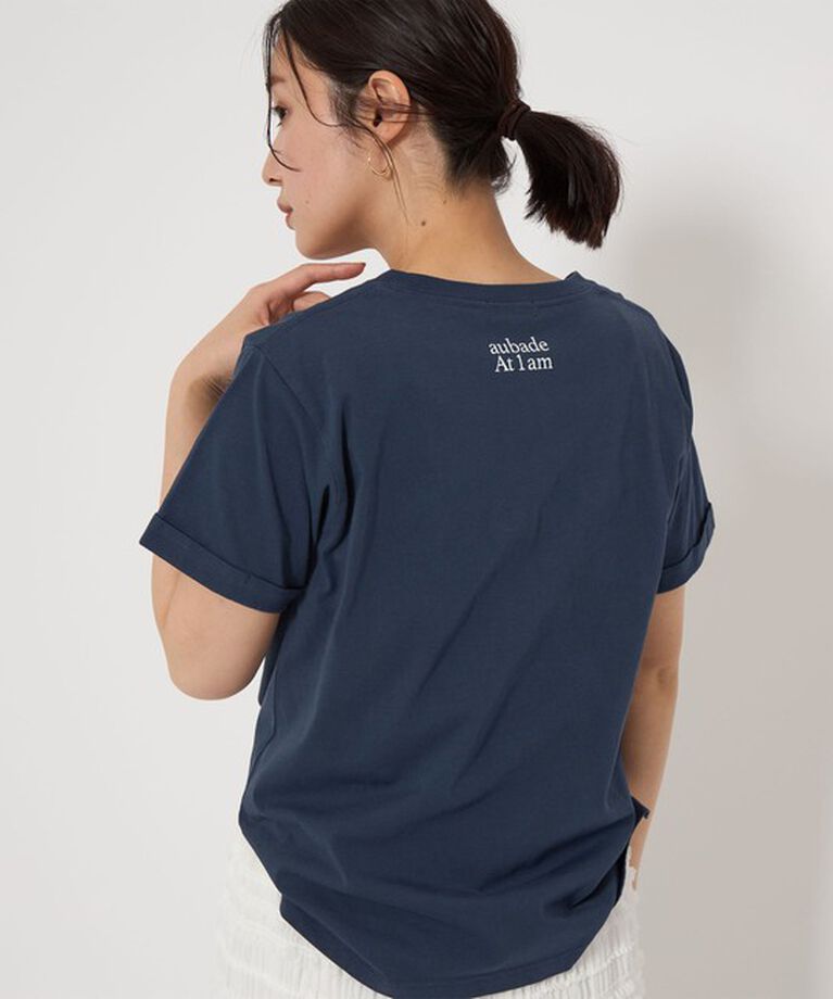 UNITED ARROWS green label relaxing「【WEB限定】＜at ease＞ロゴ プリント Tシャツ」|Tシャツ・カットソー|