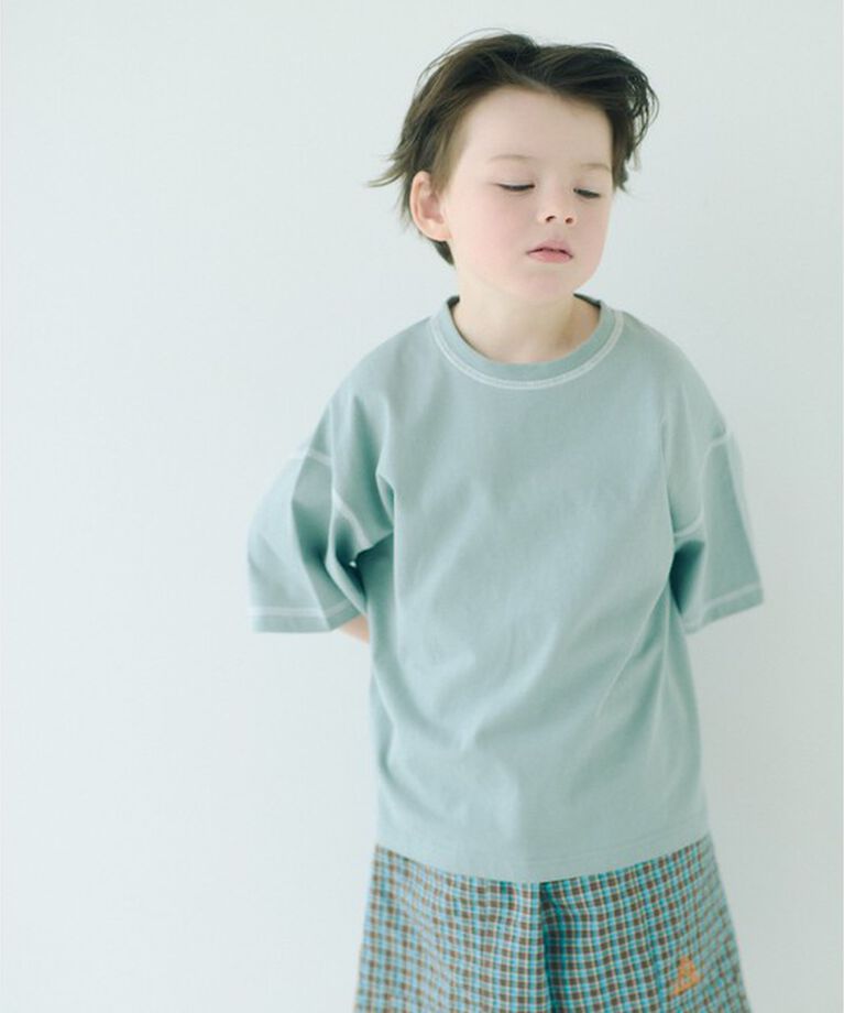 UNITED ARROWS green label relaxing「【スタメンシリーズ】HC カラーステッチ Tシャツ / キッズ 100cm-160cm」|Tシャツ・カットソー|