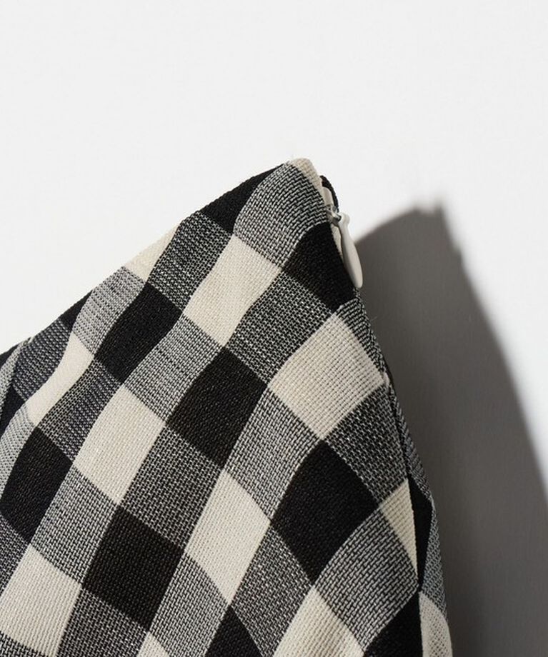UNITED ARROWS green label relaxing「メッシュ ナロー フレア チェック スカート」|フレア|