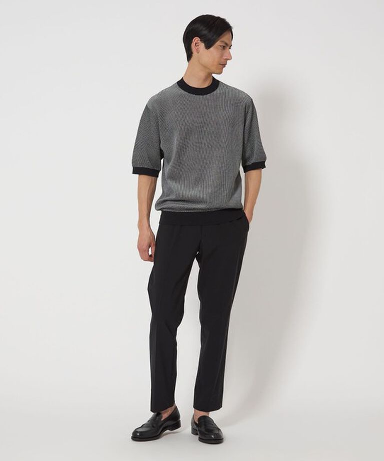 UNITED ARROWS green label relaxing「A+ マイクロパターン クルーネック ニット Tシャツ」|ニット・セーター|