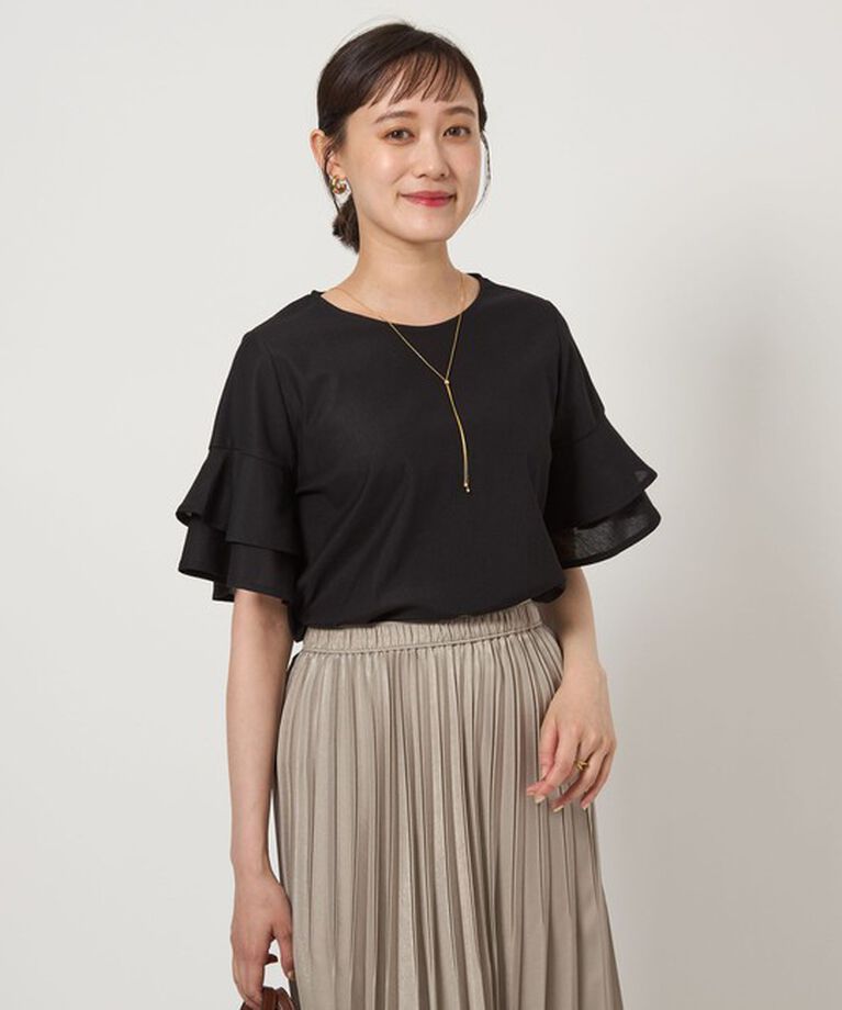 UNITED ARROWS green label relaxing「シルトリ ダブルフレアスリーブ プルオーバー カットソー」|Tシャツ・カットソー|