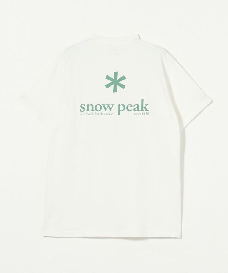 UNITED ARROWS green label relaxing「【別注】＜Snow Peak＞GLR ロゴ 半袖 Tシャツ」|Tシャツ・カットソー|
