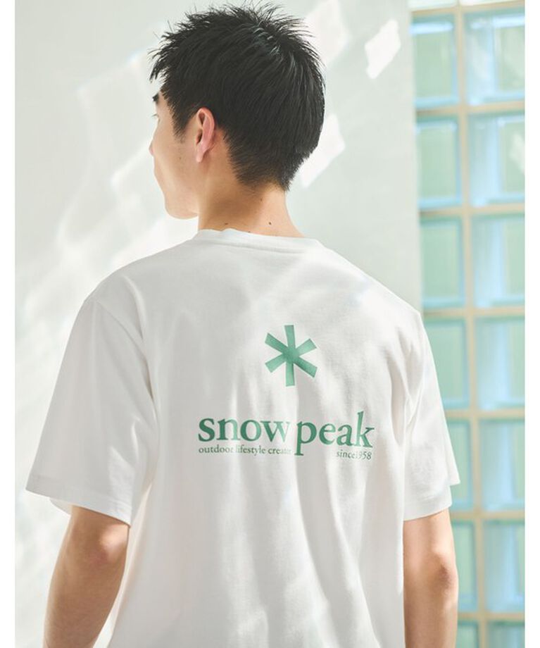 UNITED ARROWS green label relaxing「【別注】＜Snow Peak＞GLR ロゴ 半袖 Tシャツ」|Tシャツ・カットソー|