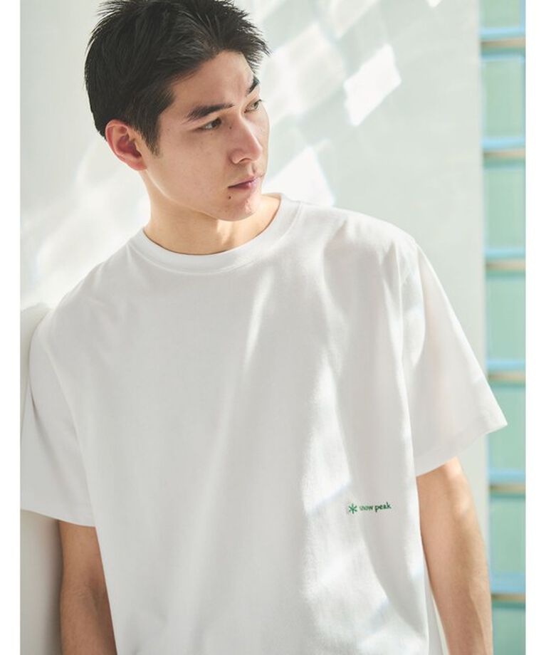 UNITED ARROWS green label relaxing「【別注】＜Snow Peak＞GLR ロゴ 半袖 Tシャツ」|Tシャツ・カットソー|