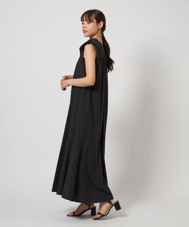 EMMEL REFINES「＜EMMEL REFINES＞EM タック＆パフショルダー キリカエフレア ワンピース」|ワンピース|