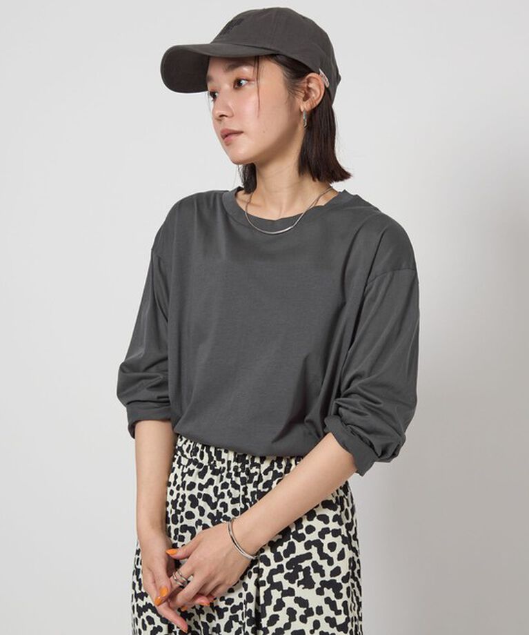 UNITED ARROWS green label relaxing「【WEB限定】＜at ease＞シアー ロングスリーブ Tシャツ」|Tシャツ・カットソー|