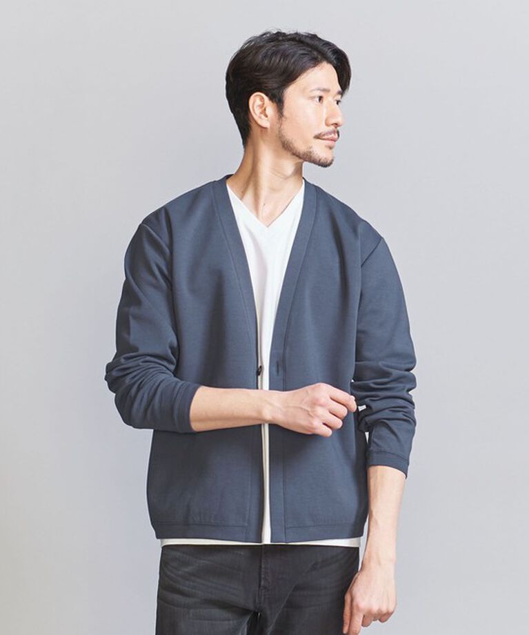 BEAUTY&YOUTH UNITED ARROWS「【WEB限定 WARDROBE SMART】ダブルニット カーディガン/セットアップ対応」|カーディガン|ROYAL