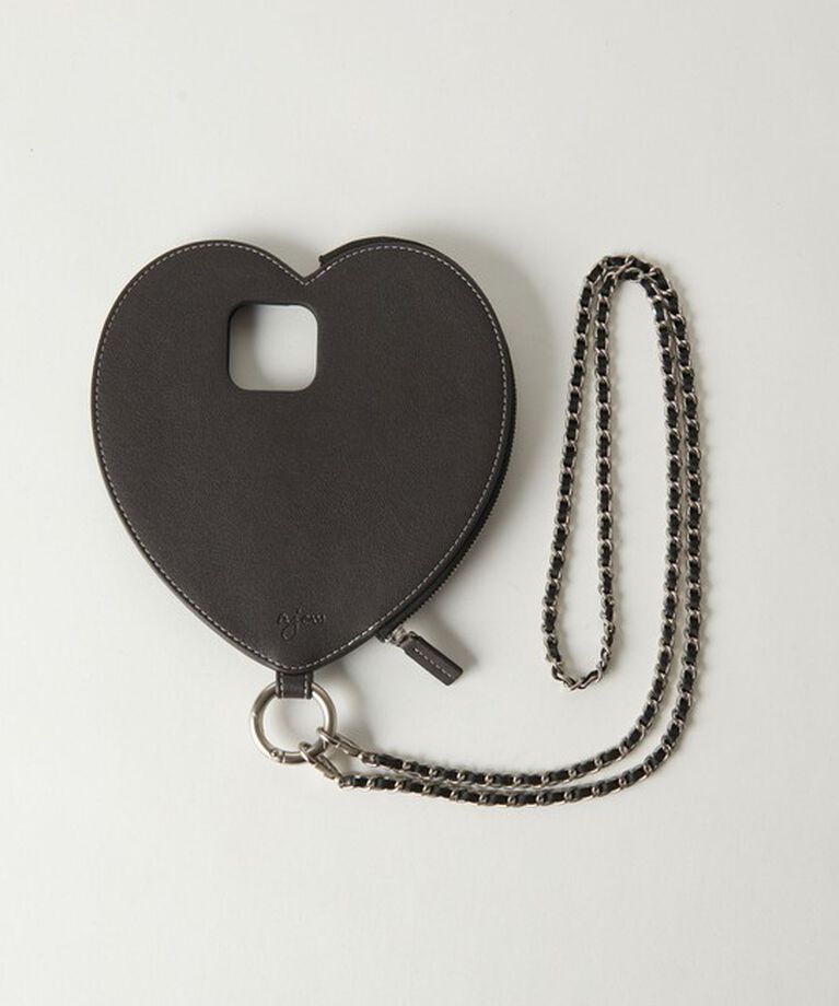 BEAUTY&YOUTH UNITED ARROWS「＜ajew＞dress HEART チェーン ストラップ iPhone14Proケース」|モバイルケース|