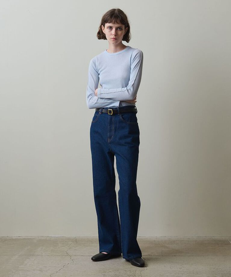 STEVEN ALAN「＜Steven Alan＞リブ ロングスリーブ プルオーバー」|Tシャツ・カットソー|