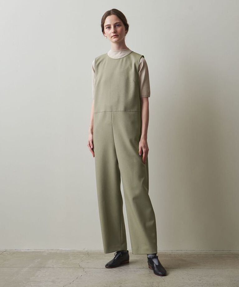 STEVEN ALAN「＜Steven Alan＞ポリエステル ツイル オールインワン」|オールインワン|BEIGE