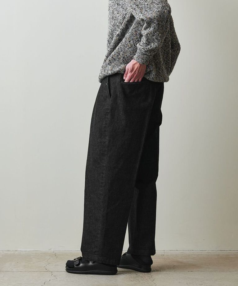 STEVEN ALAN「＜Steven Alan＞ 13.5oz デニム インツープリーツ ドレス トラウザーズ」|デニム|