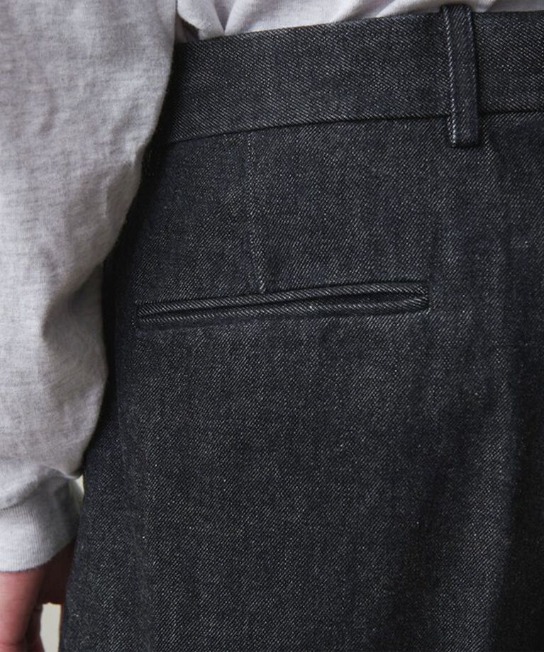 STEVEN ALAN「＜Steven Alan＞ 13.5oz デニム インツープリーツ ドレス トラウザーズ」|デニム|