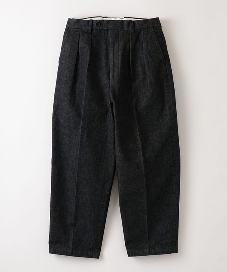 STEVEN ALAN「＜Steven Alan＞ 13.5oz デニム インツープリーツ ドレス トラウザーズ」|デニム|