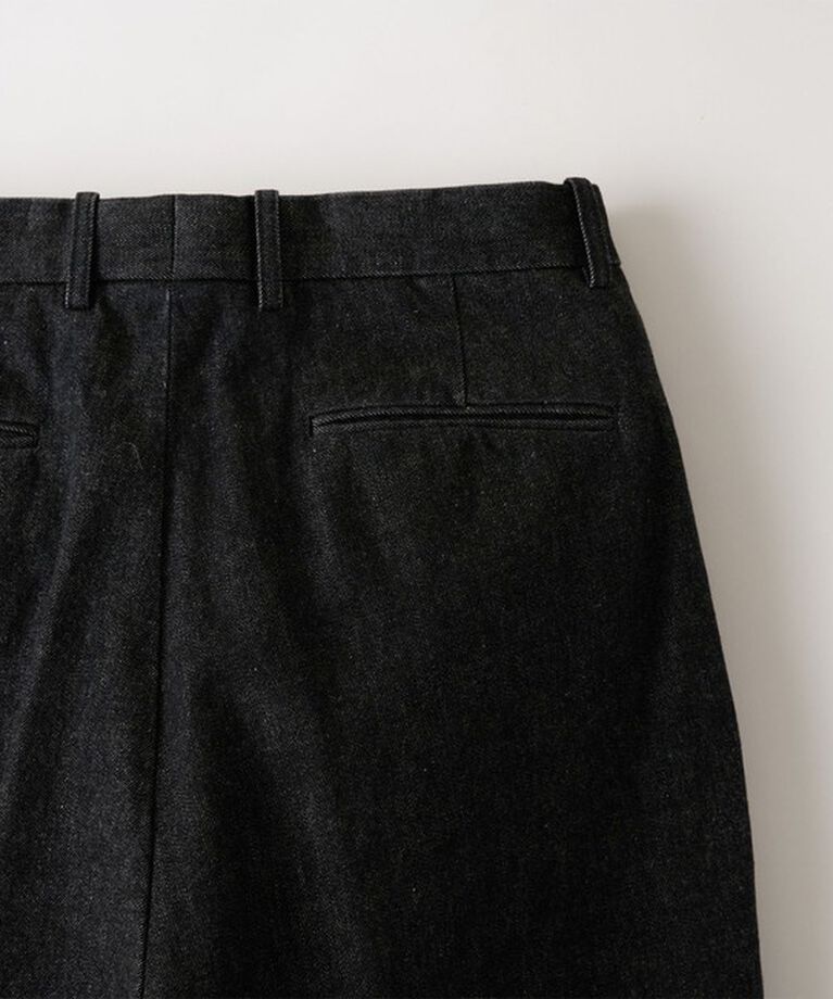 STEVEN ALAN「＜Steven Alan＞ 13.5oz デニム インツープリーツ ドレス トラウザーズ」|デニム|